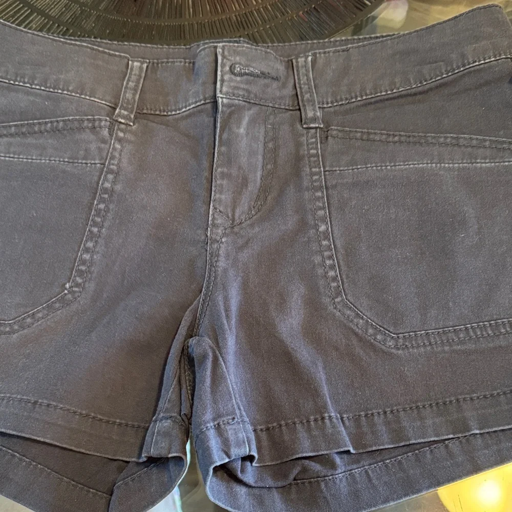Women's Navy  Denim Shorts 7